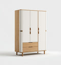 Kleiderschrank aus Holz für Schlafzimmer mit Schubladen-80 x 40 x 180